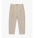 Pantaloni relaxed fit con pinces