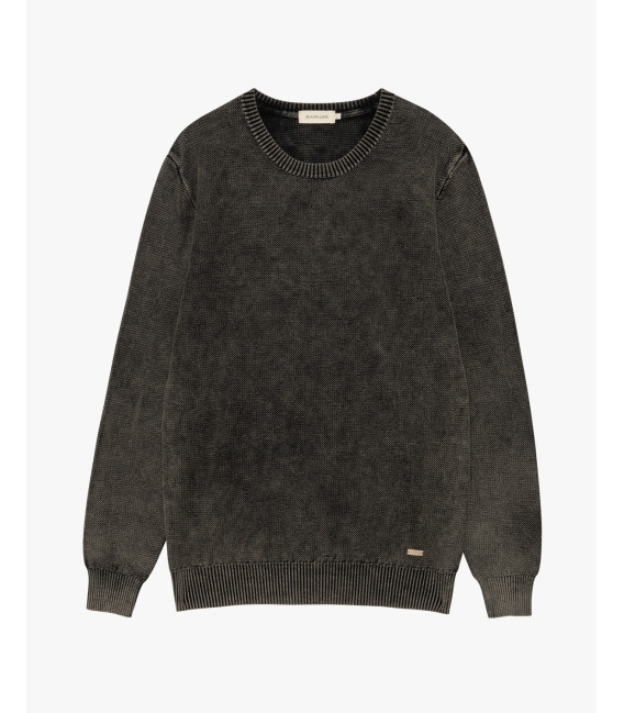 Used effect cotton sweater