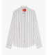 Camicia a righe in lino