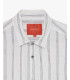 Camicia a righe in lino