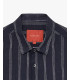 Camicia a righe in lino