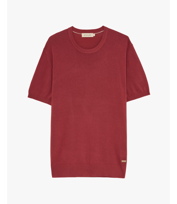 Muscle fit knitted t-shirt