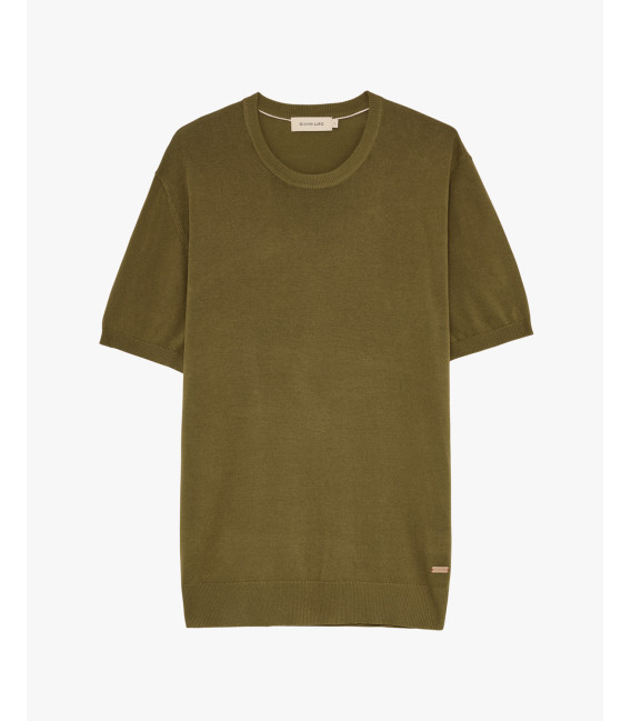 Muscle fit knitted t-shirt