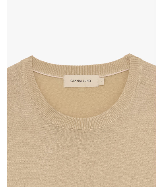 T-shirt in maglia muscle fit