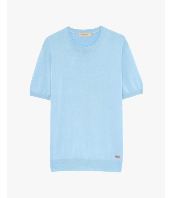 T-shirt in maglia muscle fit