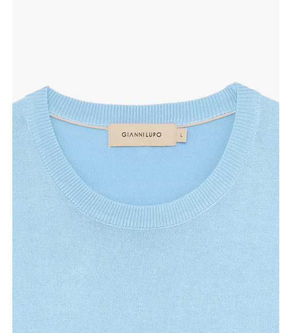 T-shirt in maglia muscle fit