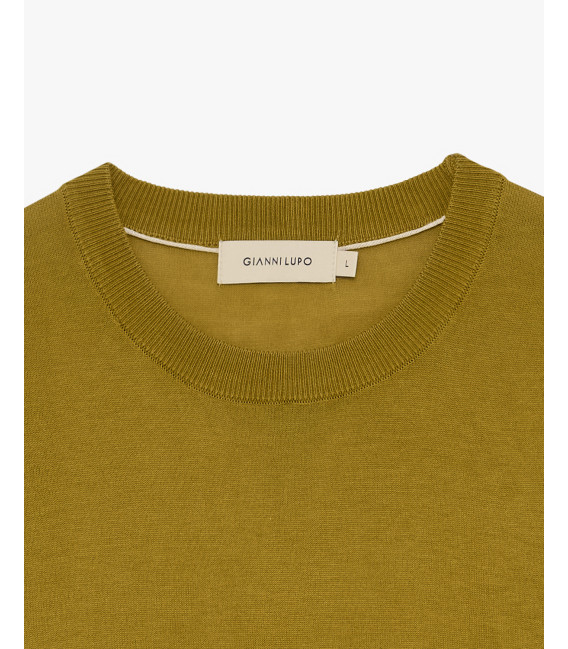 T-shirt in maglia girocollo