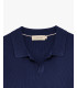 Knitted polo shirt