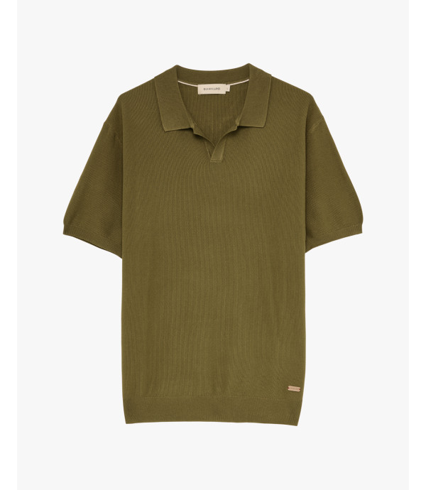 Knitted polo shirt