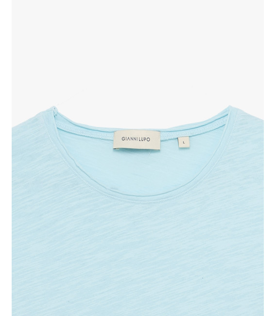 T-shirt in cotone slub