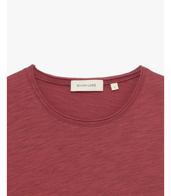 T-shirt in cotone slub