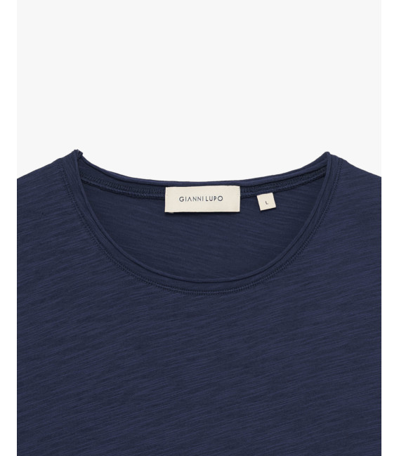 T-shirt in cotone slub