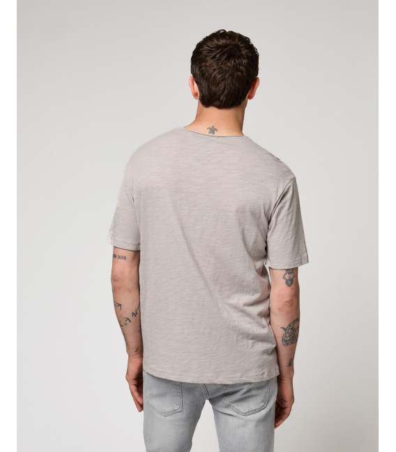 T-shirt in cotone slub