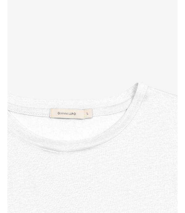 T-shirt in lino relaxed fit