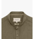 Mandarin collar linen shirt