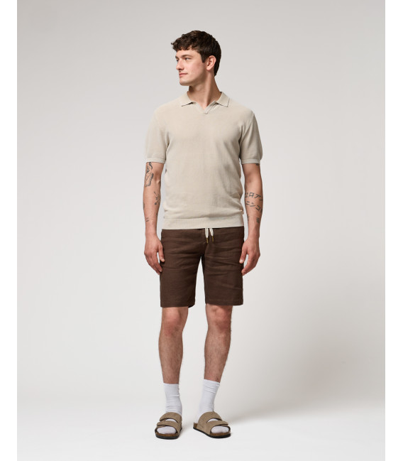 Bermuda chinos in lino