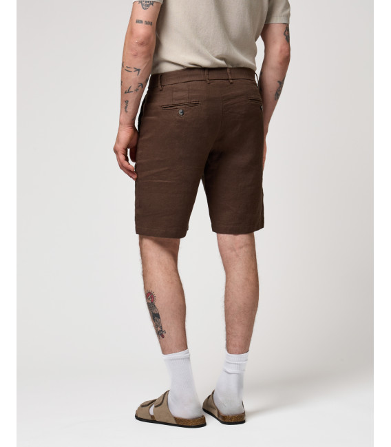 Bermuda chinos in lino