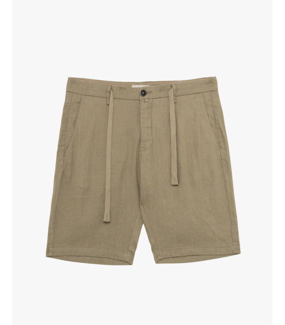 Bermuda in lino con laccio