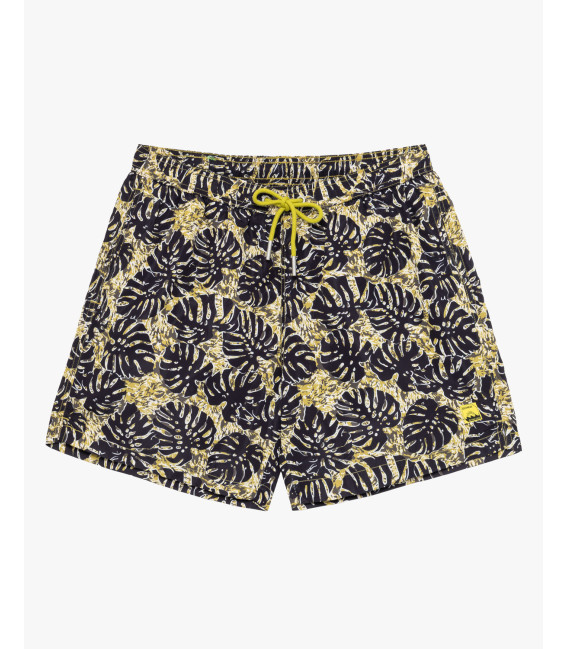 Patterned swim shorts