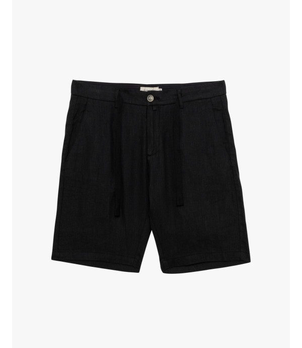 Bermuda in lino con laccio