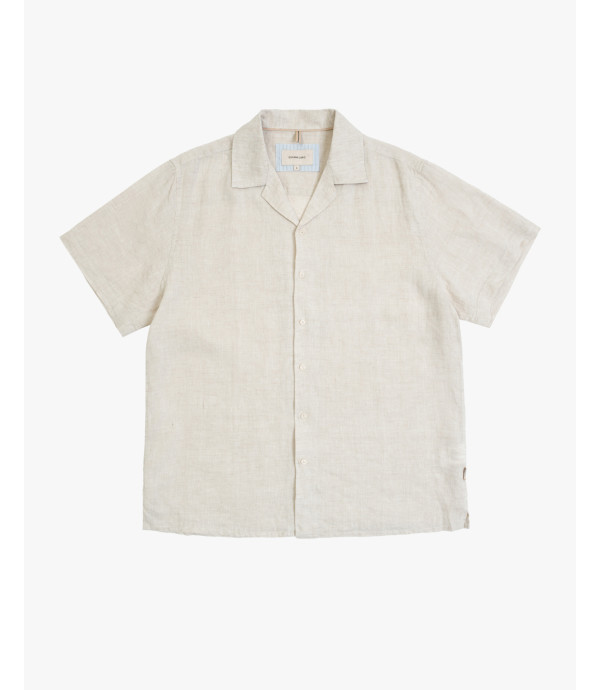 Camicia a maniche corte in lino