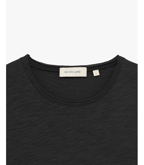 T-shirt in cotone slub