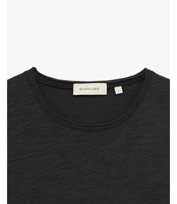 T-shirt in cotone slub