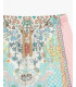 Bermuda shorts with geometric pattern