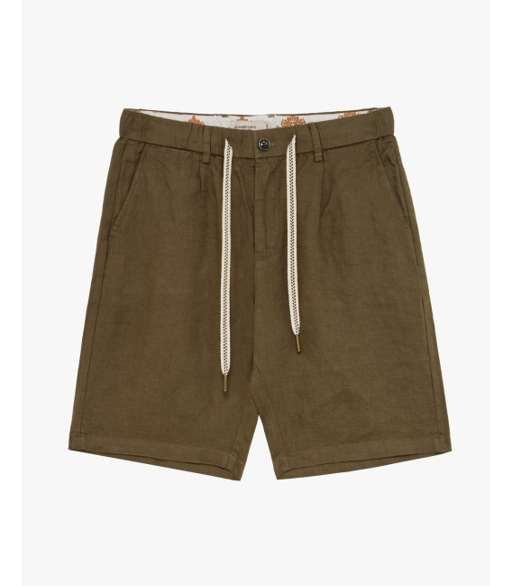 Bermuda chinos in lino