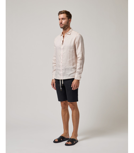 Bermuda chinos in lino