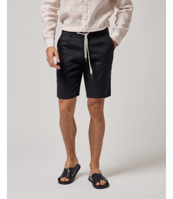 Bermuda chinos in lino