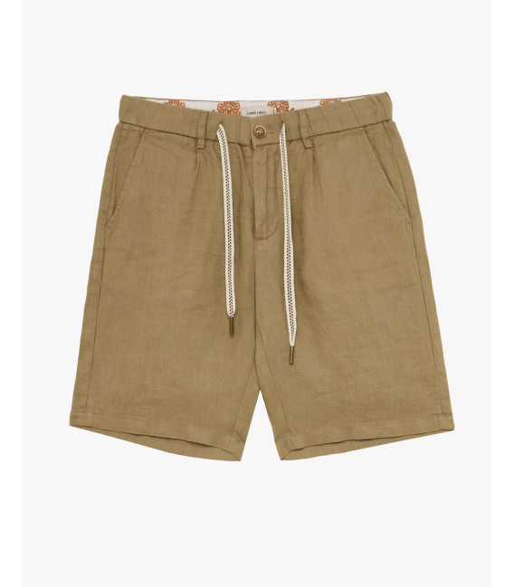 Bermuda chinos in lino