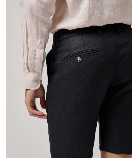 Bermuda chinos in lino