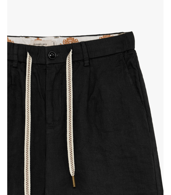 Bermuda chinos in lino