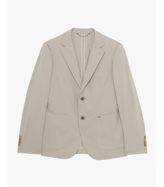 Single-breasted stretch technical blazer