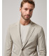 Single-breasted stretch technical blazer