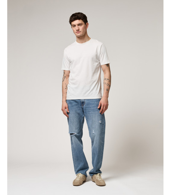 T-shirt con orli a taglio a vivo