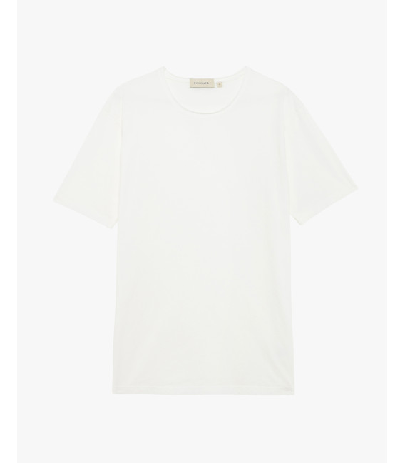 T-shirt con orli a taglio a vivo