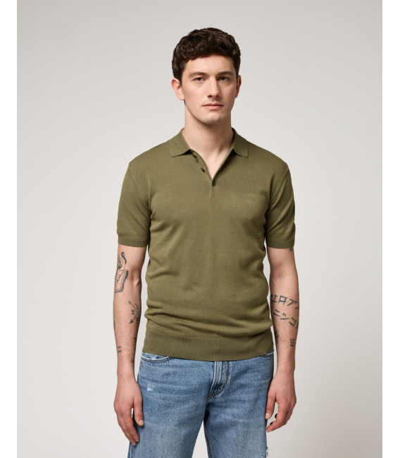 Polo in maglia muscle fit