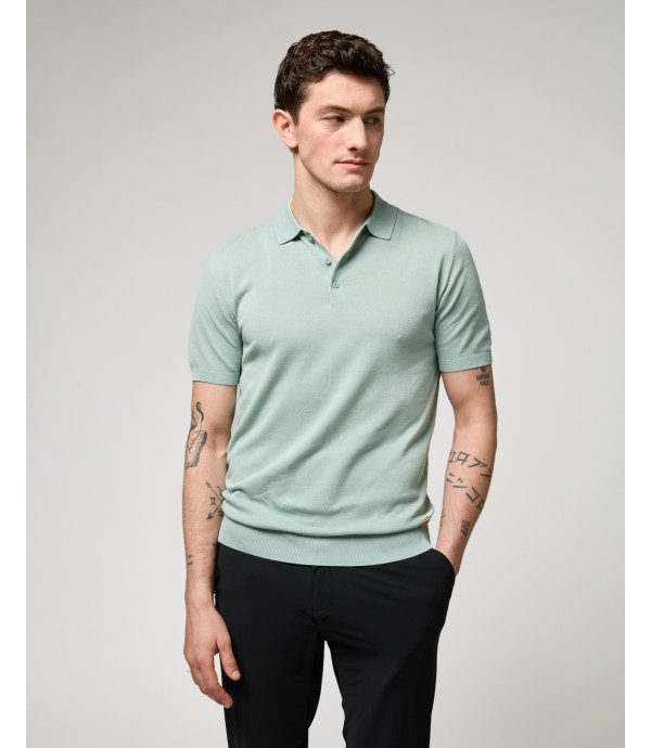 Polo in maglia muscle fit