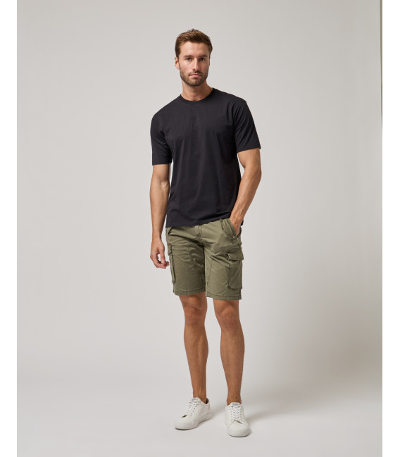 Regular fit bermuda cargo trousers