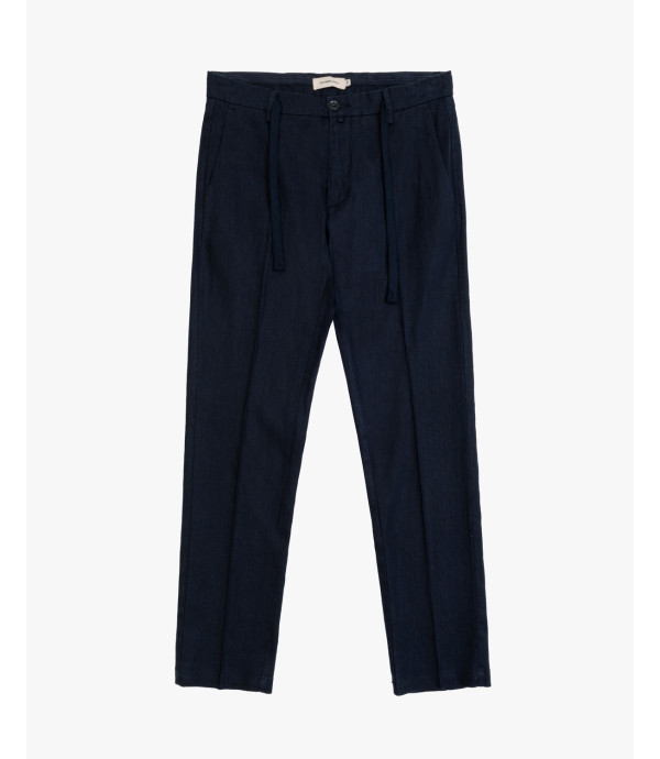 Pantalone in lino con laccio