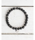 Braccialetti di perline in pietra e acciaio
