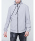 Giacca impermeabile con cappuccio leggero in tessuto tecnico