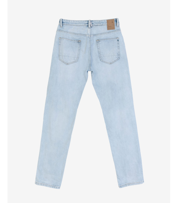 BRUCE regular fit jeans with knee rips