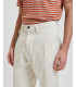 FRANCYS wide leg cropped fit trousers in cotton