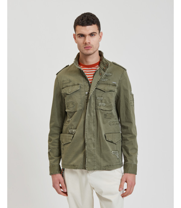 More about Field jacket with rips