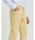 COOPER carrot cropped fit 5 pockets trousers with asymmetrical cuts