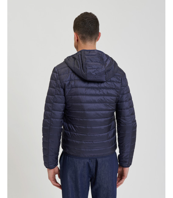 Lightweight padded jacket with hood