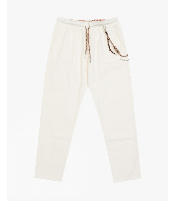 Pantaloni LEONARD con coulisse in cotone